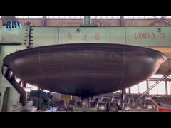 Q345r 2600mm Ellipsoidal đầu tàu áp suất thép không gỉ Dished đầu 58mm