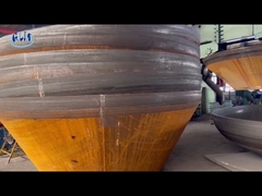 SA516 Gr70 Đầu bể hình hình nón thép pha kép 25mm ống nắp thép không gỉ