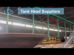 Carbon Steel Dish Tank Head Formed Head 5200mm Diameter 25mm Thickness