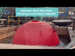 ASME BV PED ISO chứng nhận đầu bán cầu 3800mm Diameter 50mm Thickness