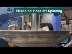 4500mm Chiều kính không may Dished đầu bể ống ốc kết hợp thép cuối elip