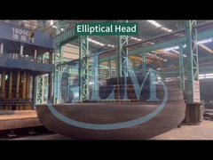 Kích thước đầu bồn hình elip bằng thép kim loại 2000MM 20MM 2 đến 1 tùy chỉnh