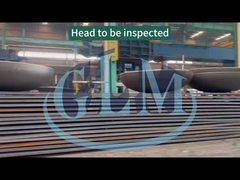 Q235 Q345 Đồ áp lực đầu đĩa torispherical cho niêm phong ống 100mm