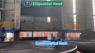 Đầu hình elip lớn bằng thép carbon được chế tạo riêng, có khả năng mài và vát.