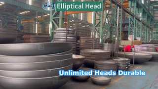 Đầu hình elip không bị giới hạn bởi đường kính hoặc độ dày.