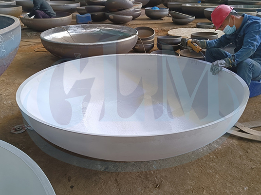 Đầu bể thép không gỉ, cuối chậu hình bán cầu