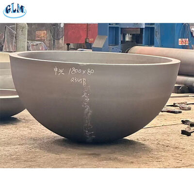 Đầu bình hình bán cầu bằng thép carbon dày 2-300mm Chế tạo theo Tiêu chuẩn GB cho Thiết bị Áp lực