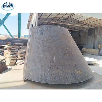 Đầu bình hình nón lệch tâm nghiêng bằng thép carbon có dẫn hướng dòng chảy để giảm áp suất