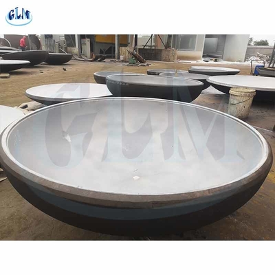 ASME 150mm thép cacbon đầu đĩa thùng hình elip thép không gỉ 316L