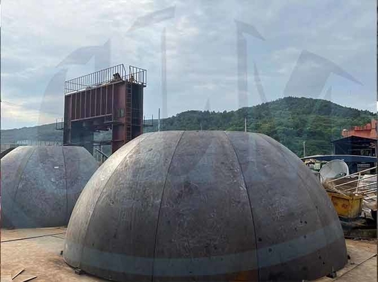 Thép carbon chuyên dụng Joggle Head Pressure Vessel Hemispherical Ends