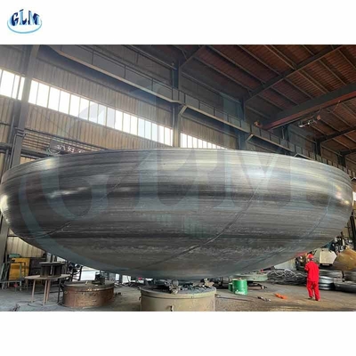 3000mm Chiều kính 6mm suy nghĩ hình elip đầu đầu cuối nắp bể đầu cho bình áp suất