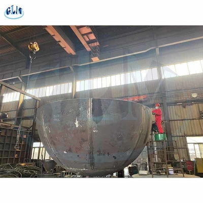 6400mm đường kính SA516 GR70 Đầu bán cầu 20mm dày