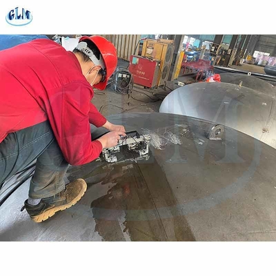 Giấy chứng nhận ASME SA537 2: 1 Đầu hình elip 8000mm đường kính 76mm Độ dày