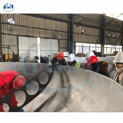 3550mm Dimeter 20mm Độ dày 2: 1 Semi ellipsoidal Dish End cho bể lưu trữ nước