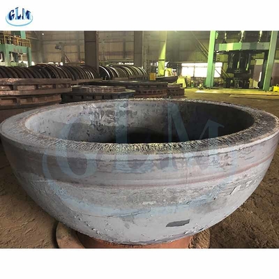 Đầu chậu bán cầu bằng thép cacbon với độ dày 120mm