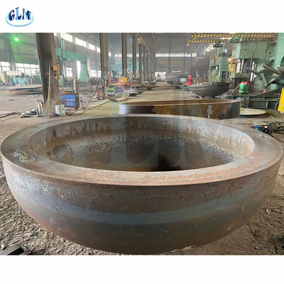 Trực nước hình elip đầu chảo Vessel Cap Diameter 2500mm Thickness 180mm