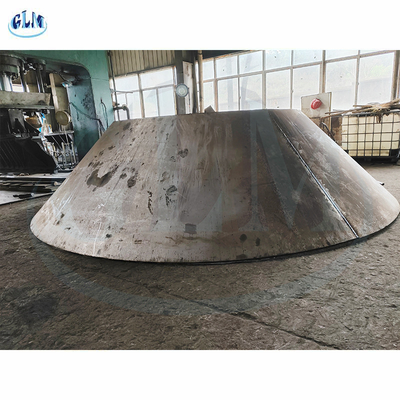 5800mm đường kính Toriconical nón nén đầu đĩa cho bình áp suất