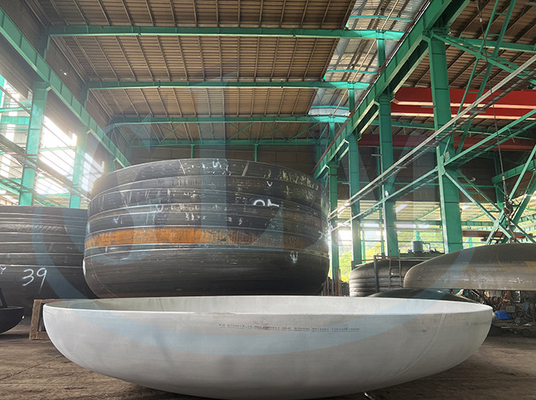 Thép không gỉ 304L Đầu đĩa torispherical 4200mm Diameter 14mm Thickness
