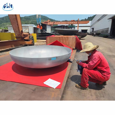 Thép không gỉ bán cầu hình elip đầu cuối đĩa cho máy khuấy