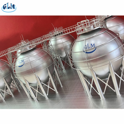 Thép không gỉ LPG lưu trữ bóng bể, đầu đĩa