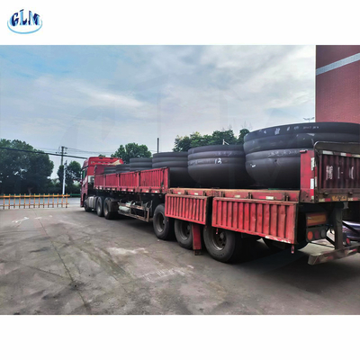 Chiều kính 2100mm Thép carbon đáy elip với chứng nhận ASME / ABS