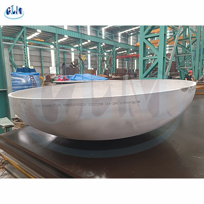 Thép không gỉ Ellipsoidal Dish End 2200mm Diameter 25mm Thickness