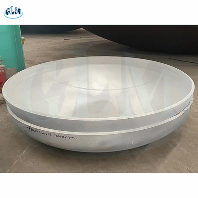 3400mm đường kính thép không gỉ đầu tàu, cuối đĩa hình elip