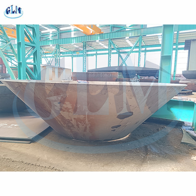 Các đầu bể thép có phân đoạn nón tùy chỉnh Điều trị nhiệt bình thường