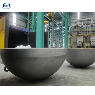 Đầu bể bán cầu thép carbon cho bể và tàu