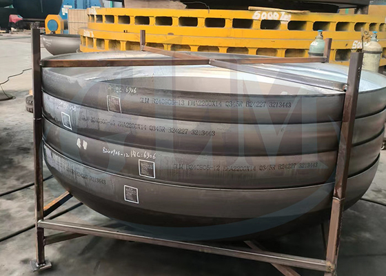Ứng dụng được tùy chỉnh Elliptical Dish Head Carbon Steel hoặc Stainless Steel Polished Surface