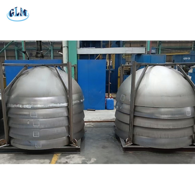 Đầu đĩa bán cầu được đánh bóng, đáy bể