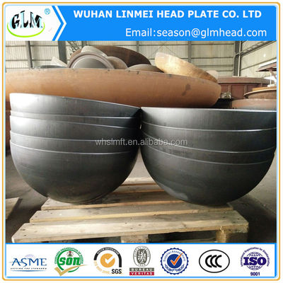 Đầu chỏm cầu bằng thép carbon tùy chỉnh cho bồn chứa và nồi hơi