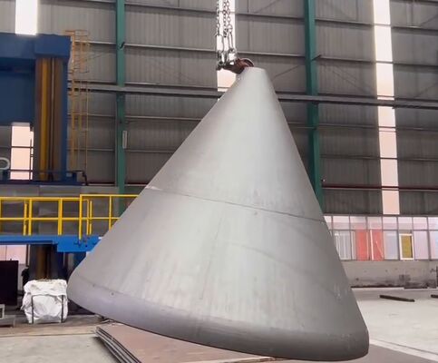 Các đầu bể công nghiệp có hình nón với công nghệ phủ lớp phủ, ép nóng và ép lạnh, được chứng nhận ASME cho các bình áp suất