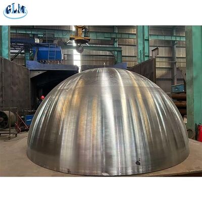 Đầu bể bán cầu áp suất cao với đường kính từ 500 mm đến 4000 mm và bề mặt phủ bột