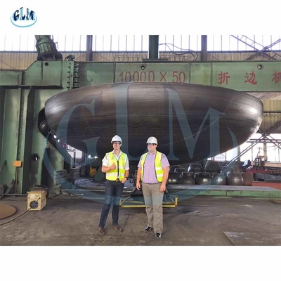 2mm 200mm tàu áp suất ASME Dished cuối Ms Dish End hình elip