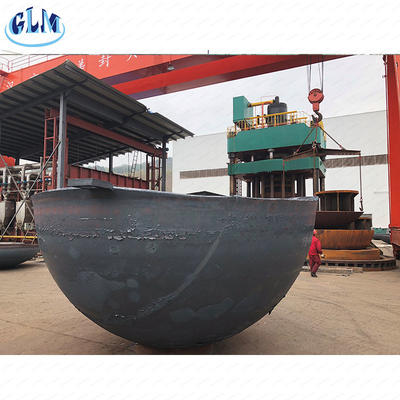 Ellipsoidal ANSI 300mm Carbon Thép ống nắp hàn tàu áp suất Dished đầu