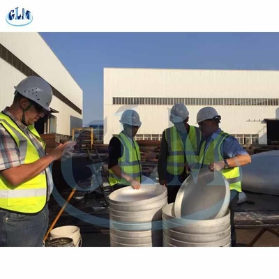 SS304 ASME 5000MM 40in Metal Tank End Caps Elliptical Dish End Cho việc lắp ống