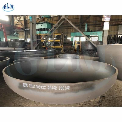 Q345R 1800mm Diameter 300mm Thickness Pressure Vessel Dished Head Dish End Sản xuất
