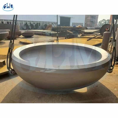 89MM 100MM Nén nóng Đầu bán hình elip ASME Đầu mái vòm tàu áp suất