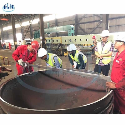 89mm 200mm thép không gỉ đầu hình cầu đầu bán hình elip cho dầu mỏ