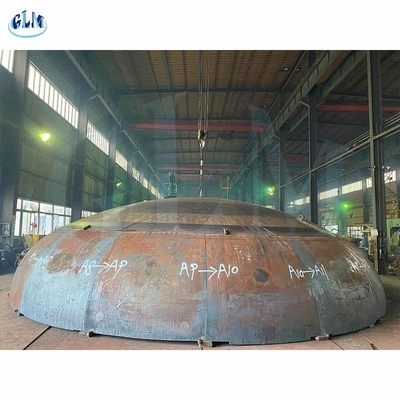 Q235B SS304 800mm Đầu bể bán cầu hình thành bán cầu thép