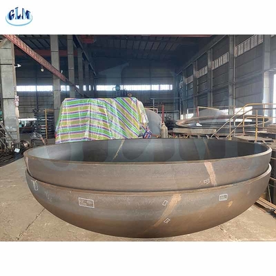 8000mm ASME Cát phun Stainless Steel Dished đầu áp suất tàu mái vòm cuối