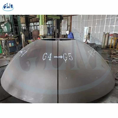 1000mm 6mm Hemispherical Dished Tank Heads Half Sphere hợp kim niken