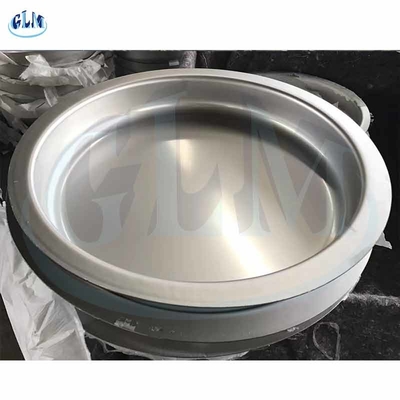 LN2 Q235 Tank Flat Dished Head Carbon Steel 89mm 100MM