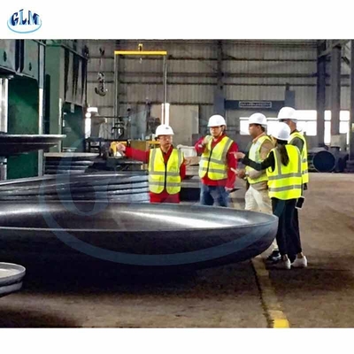 500mm đến 1600mm Đầu bể bán cầu nửa quả bóng thép carbon được pha 16Mn