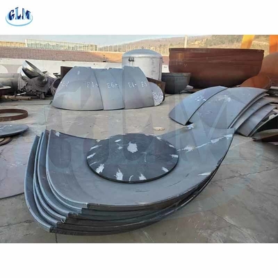 U phần Stamp Asme Trái hình elip Asme Flanged và Head Dish Dimensions 200mm
