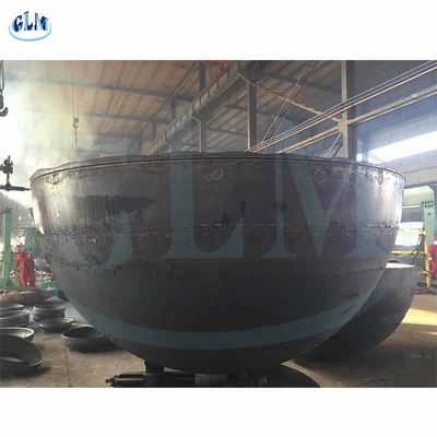 30mm Cast Iron Hemispherical Dish End Ss316l Đồ áp suất Half Sphere Fire Pit