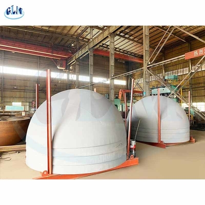 300mm 400mm 6mm đầu bể bán cầu SS304 thép cacbon