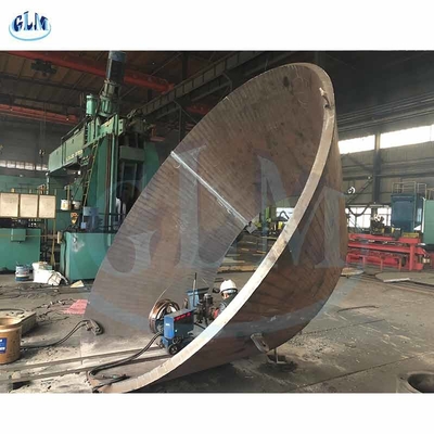 25mm 5000mm Đầu bể hình nón Thép carbon Kích thước đầu bán hình elip
