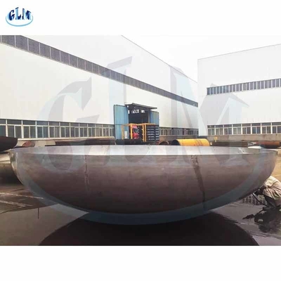 SS304 200MM Thùng lưu trữ chất lỏng Nửa hình elip nắp đầu Q345B Chiếc tàu